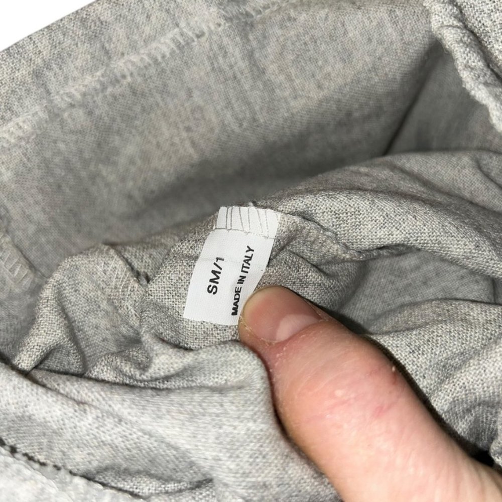 Hogan Gray Black Designer Draw String Cotton Dust… - image 4